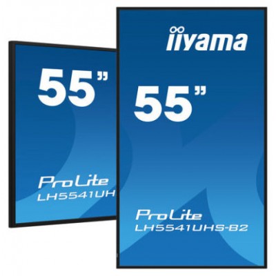 iiyama LH5541UHS-B2 pantalla de señalización 139,7 cm (55") LCD 500 cd / m² 4K Ultra HD Procesador incorporado Android 8.0 18/7 (Espera 4 dias)