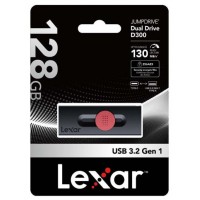 LEXAR 128GB DUAL TYPE-C AND TYPE-A USB 3.2 FLASH DRIVE, UP TO 130MB/S READ (Espera 4 dias)