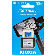 MICRO SD KIOXIA 32GB EXCERIA G2 W/ADAPTOR