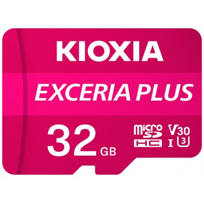 MICRO SD KIOXIA 32GB EXCERIA PLUS UHS-I C10 R98 CON ADAPTADOR