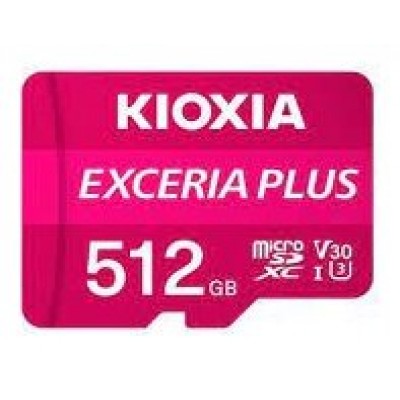 MICRO SD KIOXIA 512GB EXCERIA PLUS UHS-I C10 R98 CON ADAPTADOR