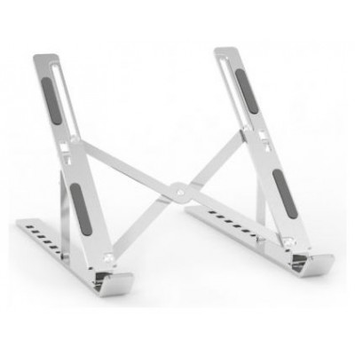 SOPORTE SOBREMESA AJUSTABLE PARA PORTATIL-TABLET PLATA