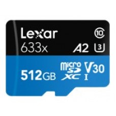 Lexar 633x 512 GB MicroSDXC UHS-I Clase 10 (Espera 4 dias)