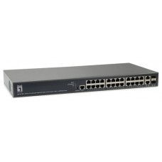 SWITCH GESTIONABLE LEVELONE L3 GEP-2681 26P 24xGb PoE SWITCH GESTIONABLE LEVELONE L3 GEP-2681 26P 24xGb PoE