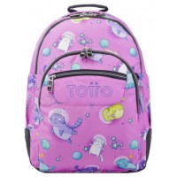 MOCHILA ESCOLAR GATOS ASTRONAUTAS TOTTO MA04ECO029-2310N-9I9 (Espera 4 dias)