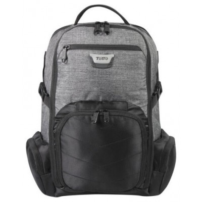 MOCHILA HYBRID TABLET Y PC 15"" 4 CREMALLERAS GRIS/NEGRO TOTTO MA04IND588-1620G-GN0 (Espera 4 dias)