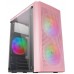 CAJA MICROATX GAMING MARS GAMING MC300 PINK FRONTAL