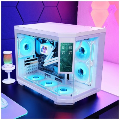 CAJA MICROATX MC3T CORELCDM BLANCO MARS GAMING (Espera 4 dias)