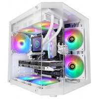 CAJA MICROATX MARS GAMING MC3TLITE BLANCO 3 PANELES