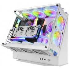 CAJA MICROATX GAMING MARS GAMING MCB WHITE DISENO