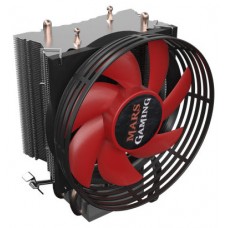 MARSGAMING MCPU117 120W CPU COOLER  INTEL LGA775/1150/1155/1156 AMD FM1/AM2/AM2+/AM3/AM3+/AM4/FM2/FM2+-  9cm ULTRASILENT PWM FAN, 2 DIRECT-CONTACT HEATPIPES (Espera 4 dias)
