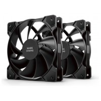 KIT 2 VENTILADORES AUXILIAR MFPWMX2 NEGRO MARS GAMING (Espera 4 dias)