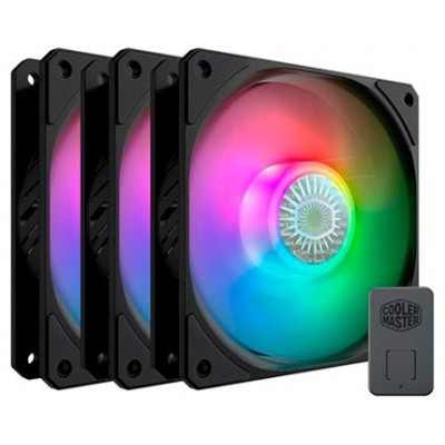 Cooler Master SickleFlow 120 ARGB Carcasa del ordenador Ventilador 12 cm Negro 3 pieza(s) (Espera 4 dias)