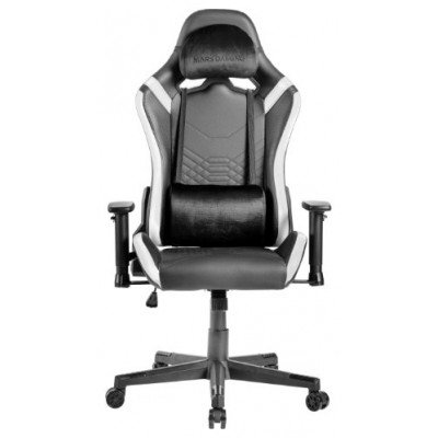 SILLA GAMER MARS GAMING MGCPROBW NEGRA CON DETALLE
