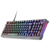 Mars Gaming Tecl. MKPROYES Silent Switch RGB Negro
