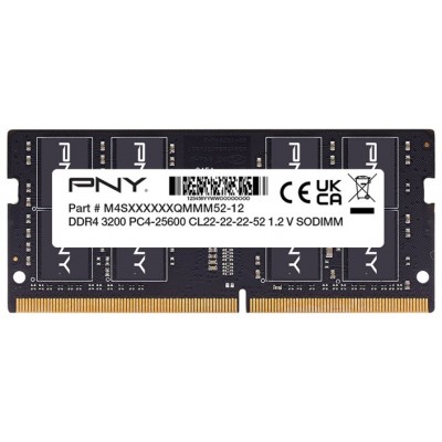DDR4 SODIMM PNY 16GB CL22 3200 DDR4 SODIMM PNY 16GB CL22 3200