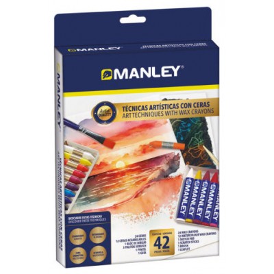 SET TECNICAS ARTISTICAS CON CERAS MANLEY MNC00110 (Espera 4 dias)