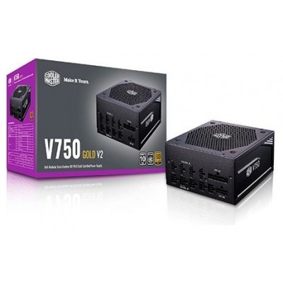 Cooler Master V750 Gold-V2 unidad de fuente de alimentación 750 W 24-pin ATX ATX Negro (Espera 4 dias)