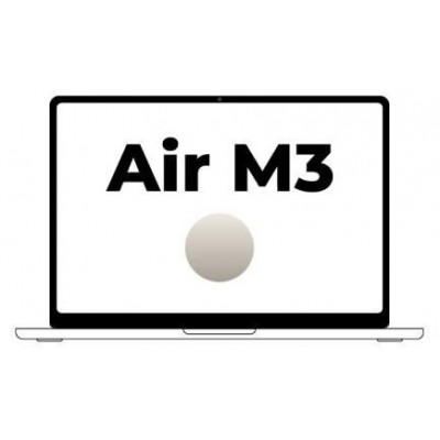 MACBOOK AIR APPLE 15"" M3 10CORE GPU STARLIGHT 512GB MRYT3Y/A (Espera 4 dias)