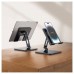 AISENS - SOPORTE DE SOBREMESA TAMAÑO XXL AJUSTABLE (2 PIVOTES) PARA MOVIL / TABLET, GRIS