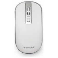 RATON GEMBIRD WIRELESS OPTICAL WHITE SILVER