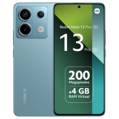 SMARTPHONE XIAOMI REDMI NOTE 13 PRO 5G 6.67 8GB 256GB OCEAN TEAL (Espera 4 dias)