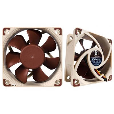 NOCTUA VENTILADOR CAJA NF-A6X25 PWM, 60MM FAN, 60X60X25MM, 12V, 3000RPM/2300RPM/550RPM, 19,3 DB(A), 29,2 M3/H, 2,18 MM H2O, 4 PINES (Espera 4 dias)