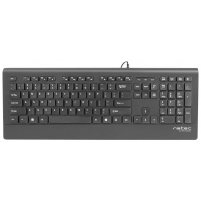 TECLADO NATEC BARRACUDA SLIM NEGRO