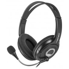 AURICULARES NATEC BEAR 2 CON MICROFONO NEGRO