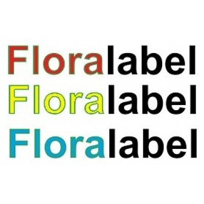 Floralabels Circulo de ventana 285 x 285 mm, autoadhesivo, impermeable, calidad L1 extraible