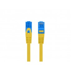 CABLE RED LANBERG CAT.6A S/FTP LSZH CCA 10M AMARILLO FLUKE PASSED