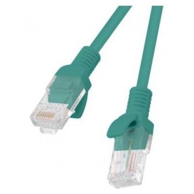 CABLE RED LANBERG LATIGUILLO CAT.6 UTP 2M VERDE FLUKE  PASSED