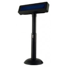 VISOR POSIFLEX VFD FLUORESCENTE 2X20 USB NEGRO PD-2800IIUN