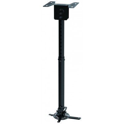 SOPORTE PROYECTOR GIRATORIO E INCLINA TECHO NEGRO TOOQ