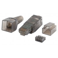 CONECTOR LANBERG RJ45 CAT.6A UTP PLUG 8P8C TOOL-LESS CONECTOR LANBERG RJ45 CAT.6A UTP PLUG 8P8C TOOL-LESS