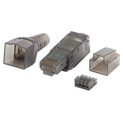 CONECTOR LANBERG RJ45 CAT.6A UTP PLUG 8P8C TOOL-LESS