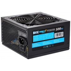 FUENTE ALIMENTACION 500W 3GO 2SATA 12CM ATX NEGRA (Espera 4 dias)