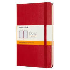 LIBRETA CLASICA TAPA DURA ROJA M (11,5X18CM) RAYADA MOLESKINE QP050F2 (Espera 4 dias)