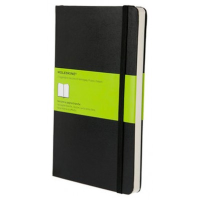 LIBRETA CLASICA TAPA DURA NEGRA L (13X21CM) LISA MOLESKINE QP062 (Espera 4 dias)