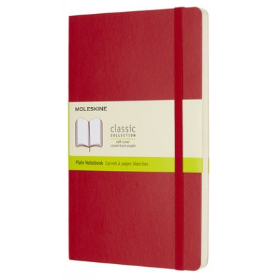 LIBRETA CLASICA TAPA BLANDA ROJO ESCARLATA L (13X21CM) LISA MOLESKINE QP618F2 (Espera 4 dias)