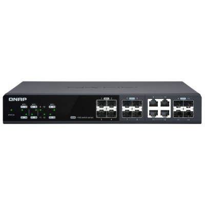 (D) QNAP SWITCH GESTIONABLE QSW-M1204-4C (Espera 4 dias)