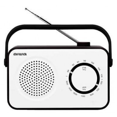 RADIO VINTAGE CON ALTAVOZ AIWA R-190BW AM/FM ALTAVOZ