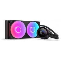 NZXT KRAKEN 240 RGB V2 - 240MM AIO LIQUID COOLER W/ 1.54IN. DISPLAY & & RGB CORE FAN ENTRY VERSION (BLACK) (Espera 4 dias)