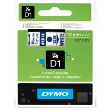 DYMO Cinta LM D1 12mmx7m Azul/blanco