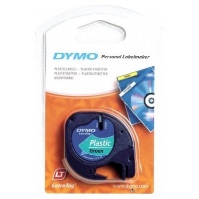 DYMO Cinta LT 12mmx4mt -Negro/Verde