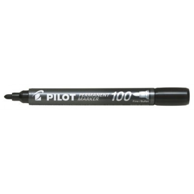 MARCADOR PERMANENTE PUNTA CONICA SCA-100 NEGRO PILOT SCA-100-B (MIN12) (Espera 4 dias)