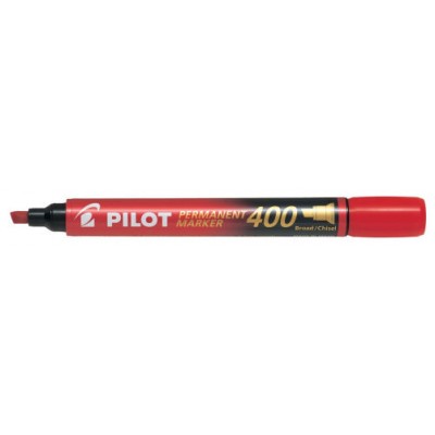 MARCADOR PERMANENTE PUNTA BISELADA SCA-400 ROJO PILOT SCA-400-R (MIN12) (Espera 4 dias)