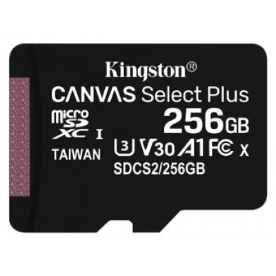 MEMORIA SD MICRO 256GB KINGSTON CLASE 10 + ADAPTADOR