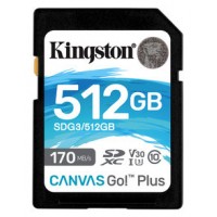 Kingston Canvas Go! Plus SD 512GB class 10 U3 V30