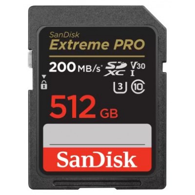 SanDisk Extreme PRO 512 GB SDXC Clase 10 (Espera 4 dias)